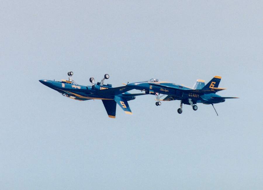 Blue Angels Display at the WilkesBarre Airshow