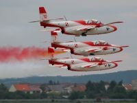 photographed at the 2006 Czech International Air Fair using a Canon 20D camera and Canon 100-400mm image stabilized lens set to 370mm  (1/500th second, f6.7, ISO 200)