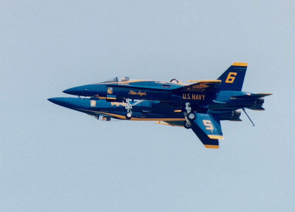 Blue Angels Display at the Wilkes-Barre Airshow