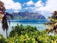 Kualoa Point on the Hawaiian island of Oahu